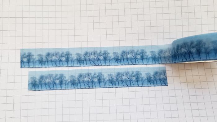 Washi Tape Blauer Nebel